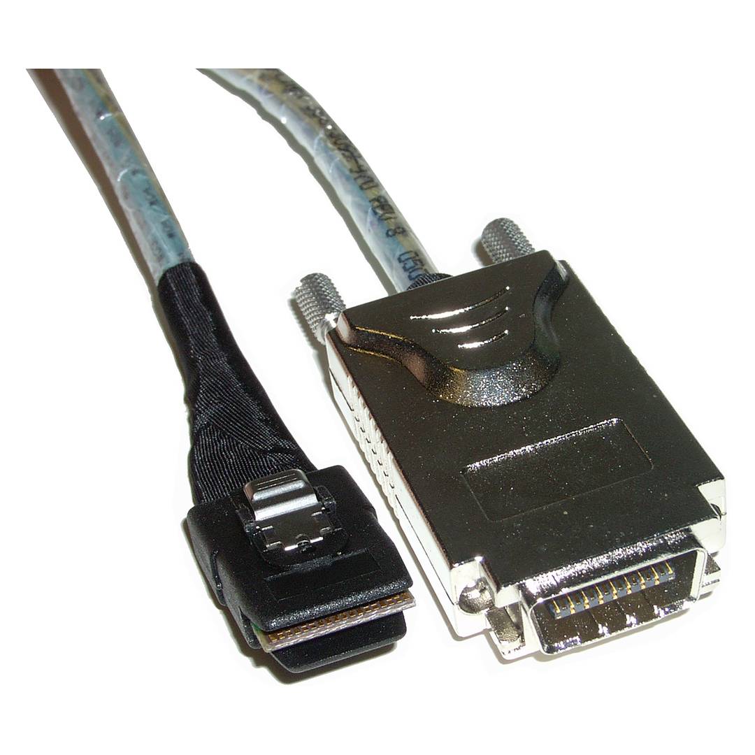 Mini-SAS-Kabel 36p auf InfiniBand 4X (SFF-8087 auf SFF-8470) 1,0