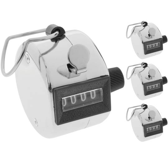 Compteur de personnes manuel à 4 chiffres 4 unités