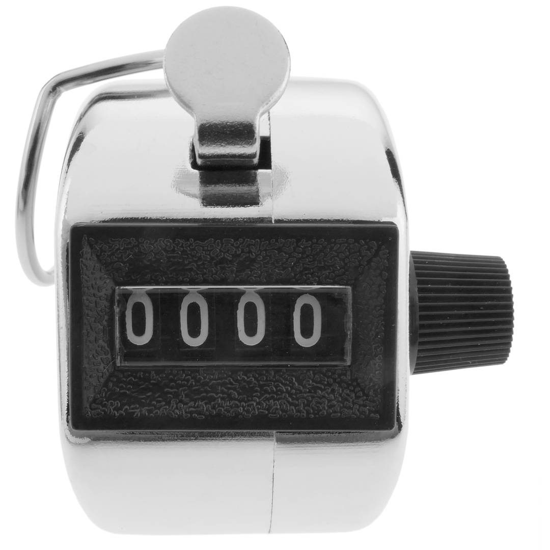 Compteur de personnes manuel à 4 chiffres 4 unités