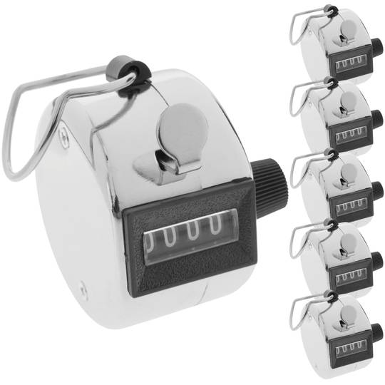 Comptador de persones manual amb 4 dígits 6 unitats