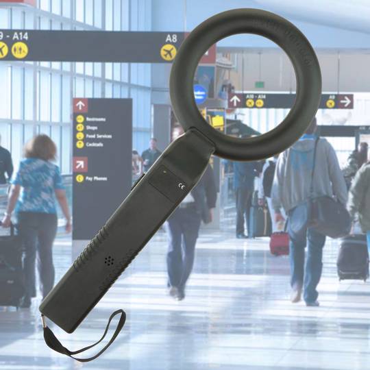 Scanner di sicurezza leggero con indicatore per controllo e rilevamento di metallo