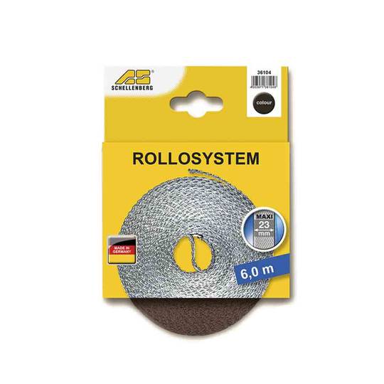 Schellenberg Brown Nylon Blind Tape 23mm x 6m