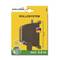 Folding plastic roller blind catcher with 5 m tape 28 x 159 x 120 mm Schellenberg brown