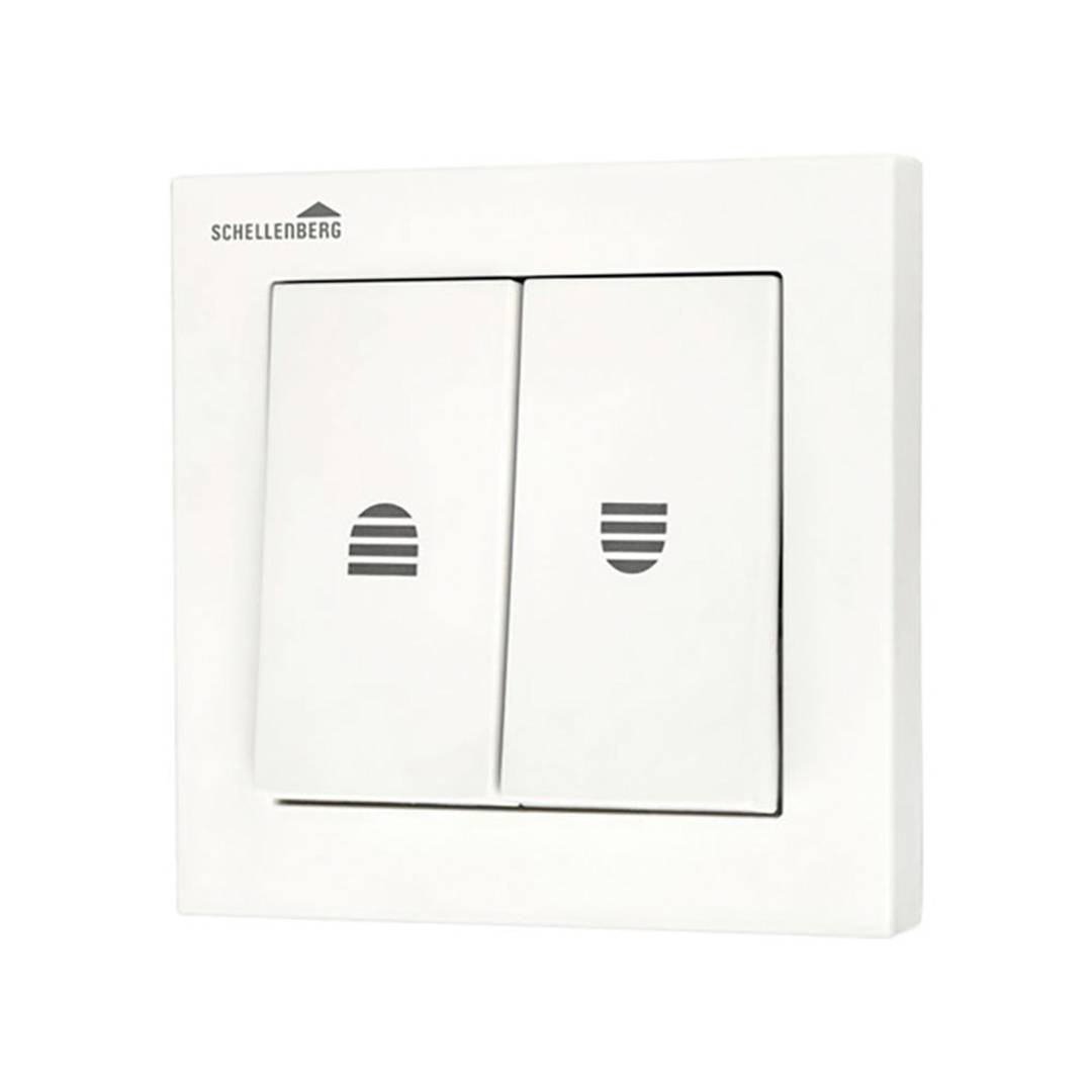 Interruptor manual con dos botones para persiana Schellenberg