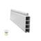 Telo in PVC per tende 50 mm x 2 m in bianco Schellenberg