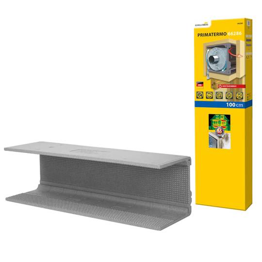 Aïllament per a calaix de polímer per a persianes de 1000x500x13mm color blanc Schellenberg