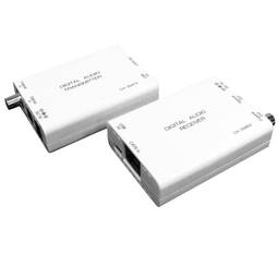 UTP Cat.5 digitale audio-extender voor coax en toslink