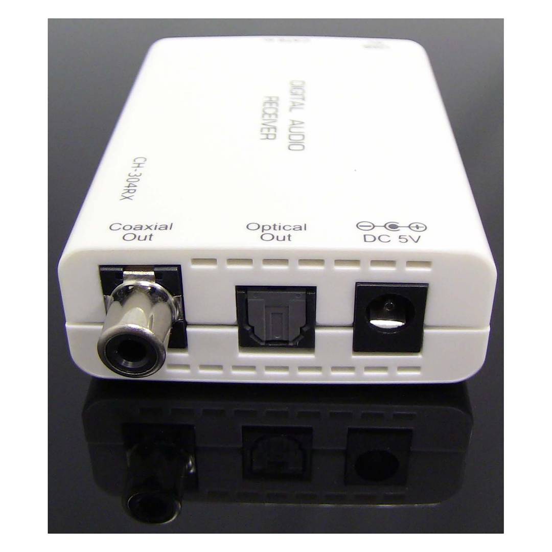 Digital Audio Extender UTP to coaxial and toslink Cat.5