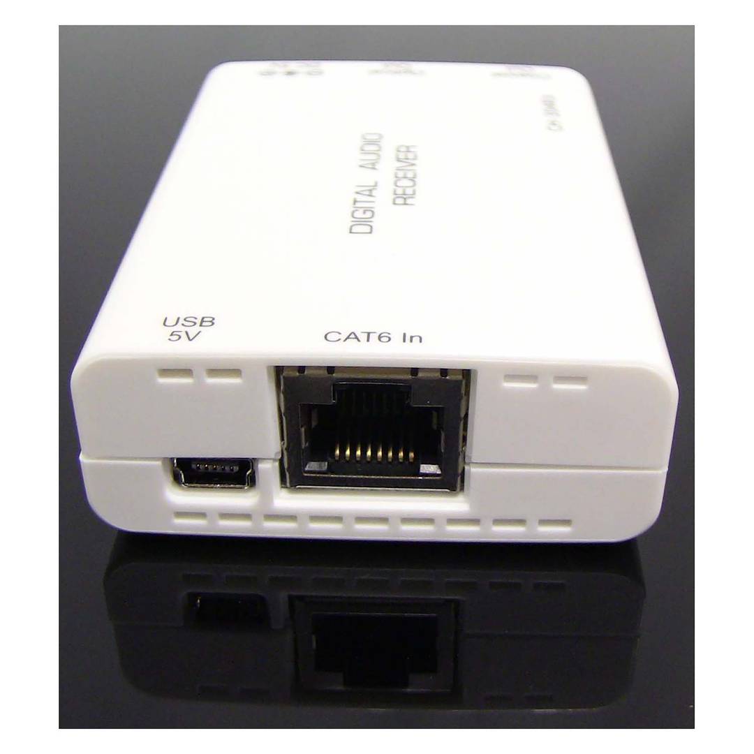 Digital Audio Extender UTP to coaxial and toslink Cat.5