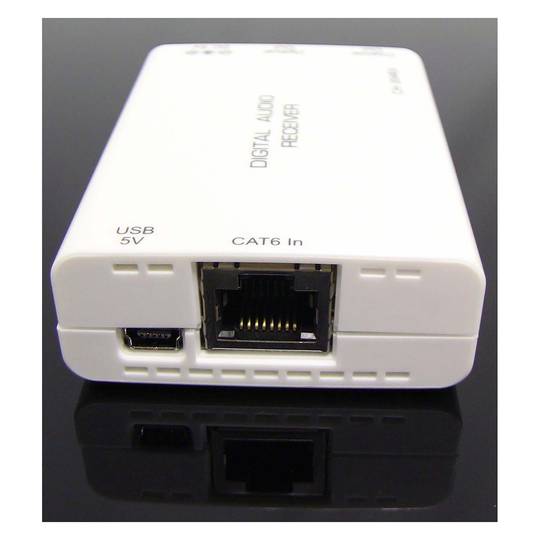 Extender Audio numérique coaxial et UTP Cat.5 toslink