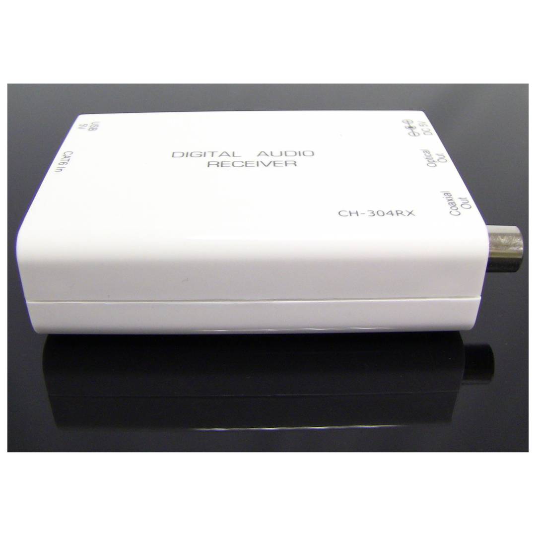 Digital Audio Extender UTP to coaxial and toslink Cat.5