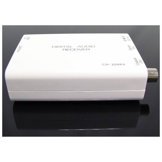Extender Audio numérique coaxial et UTP Cat.5 toslink