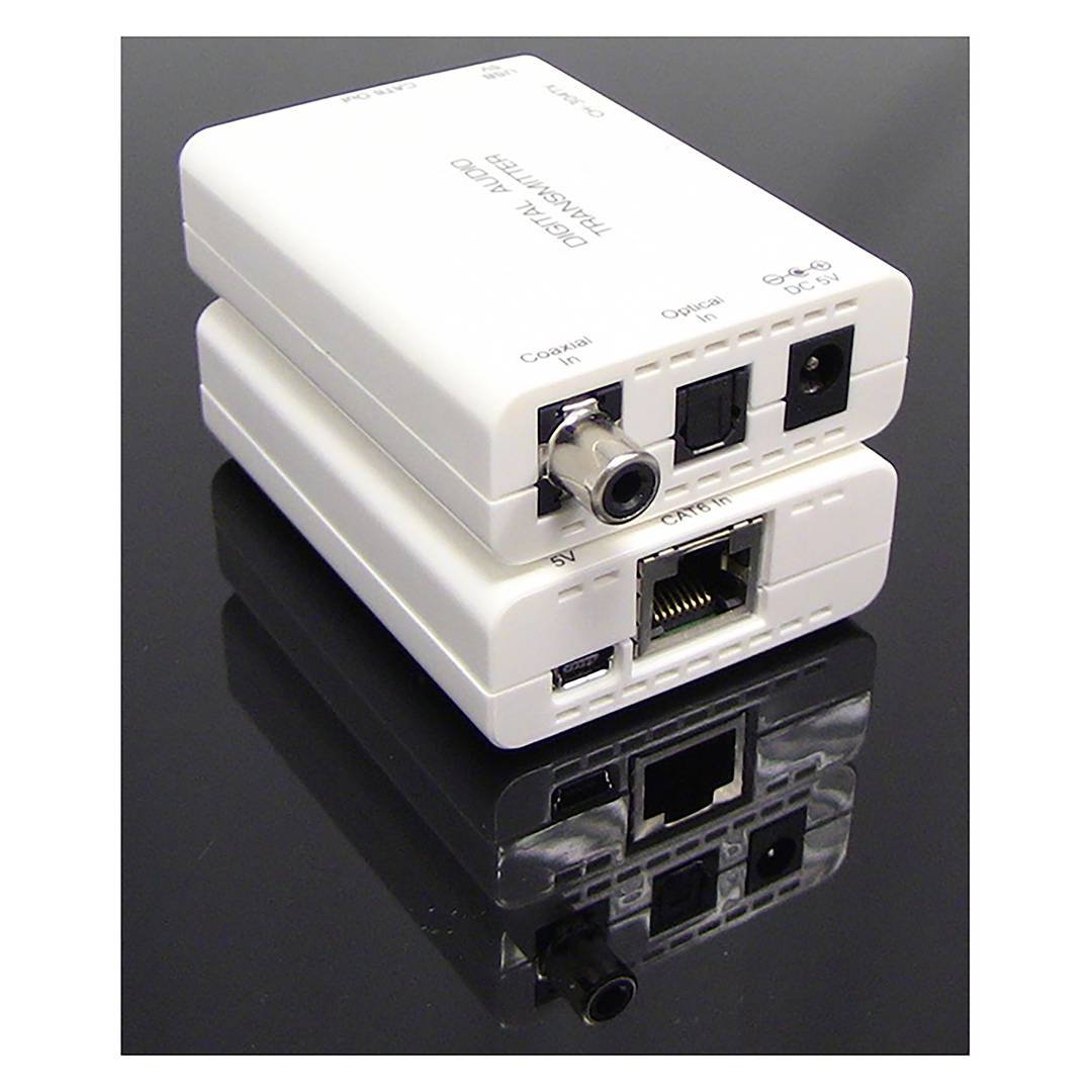 Digital Audio Extender UTP to coaxial and toslink Cat.5