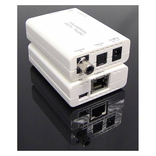 Extender Audio numérique coaxial et UTP Cat.5 toslink