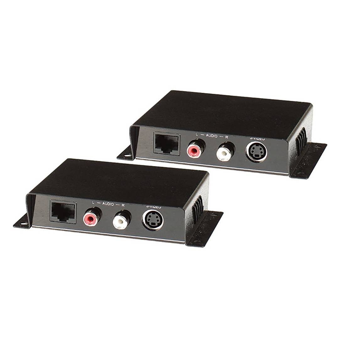 Audio-extender en S-Video UTP Cat.5 zender en ontvanger SE01A