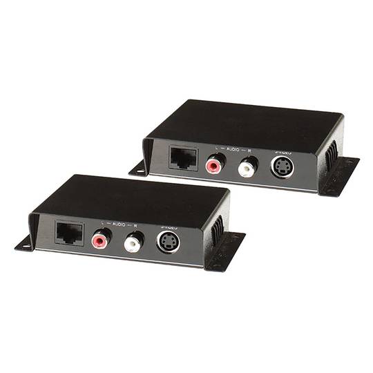 Audio-extender en S-Video UTP Cat.5 zender en ontvanger SE01A