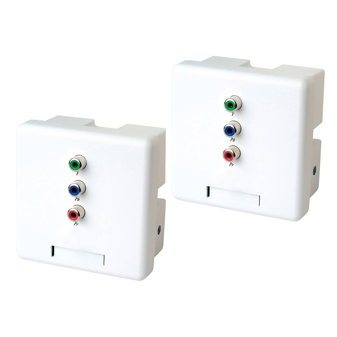 Extension YPbPr vidéo UTP émetteur et récepteur mural Cat.5 YW02