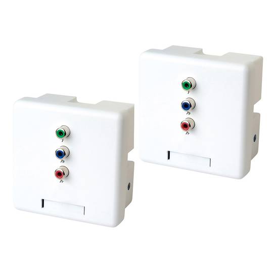 Extension YPbPr vidéo UTP émetteur et récepteur mural Cat.5 YW02