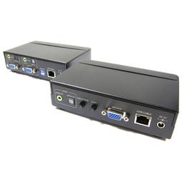 Extensor VGA y audio y SPDIF UTP Cat.5 emisor y receptor VE02DA