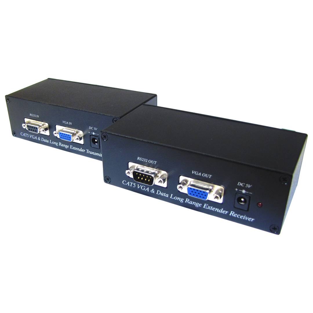Extensor VGA y serie por Cable UTP categoría 5 300m VD02