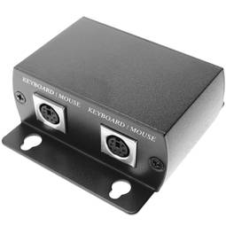 Teclado e mouse USB Extender PS2 Cat.5 UTP transmissor e receptor KM02