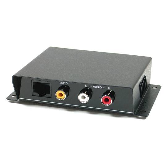 Receptor de áudio e vídeo para UTP Cat.5 CE01A SH51-S
