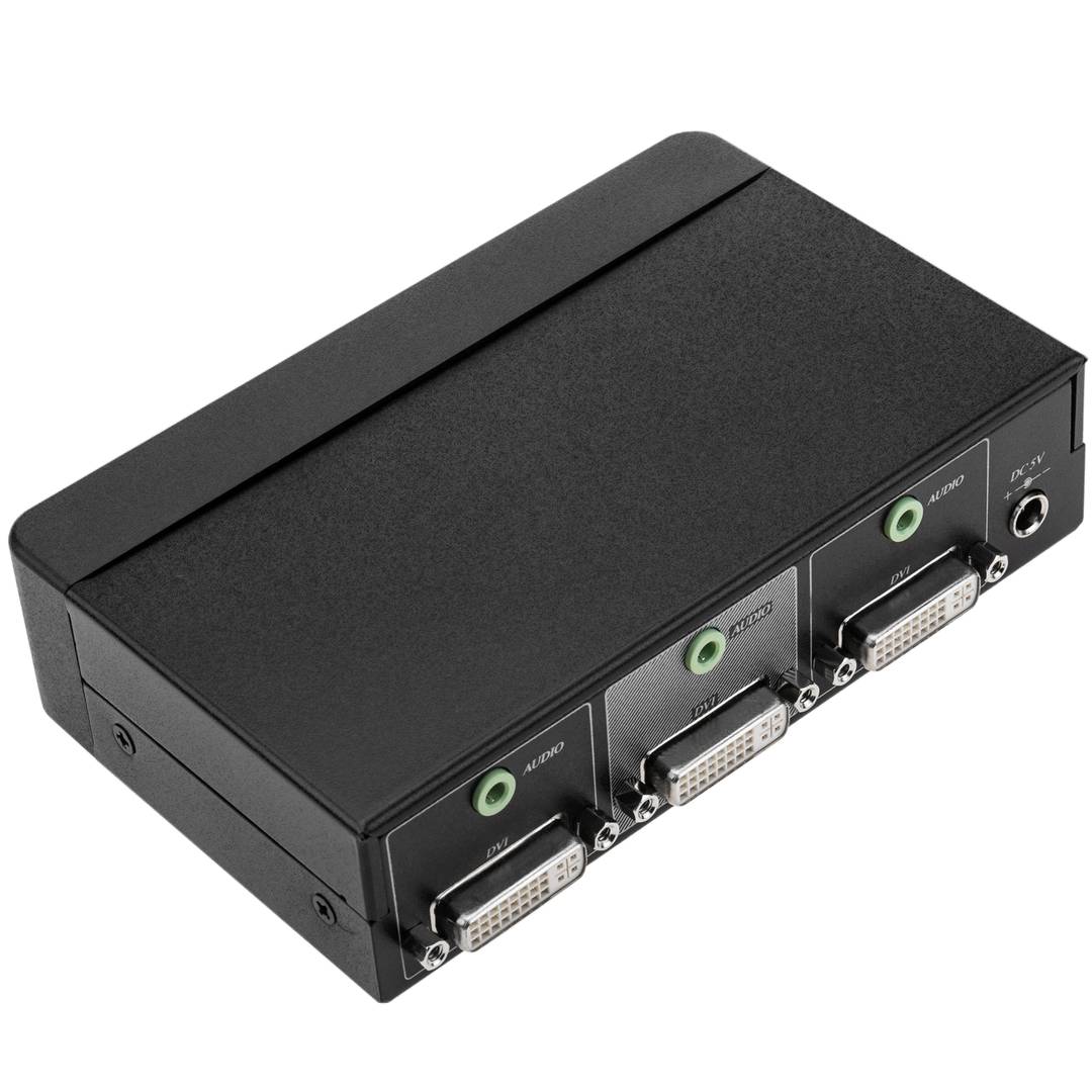 Multiplicador DVI-D i Àudio de 2 ports DD02A