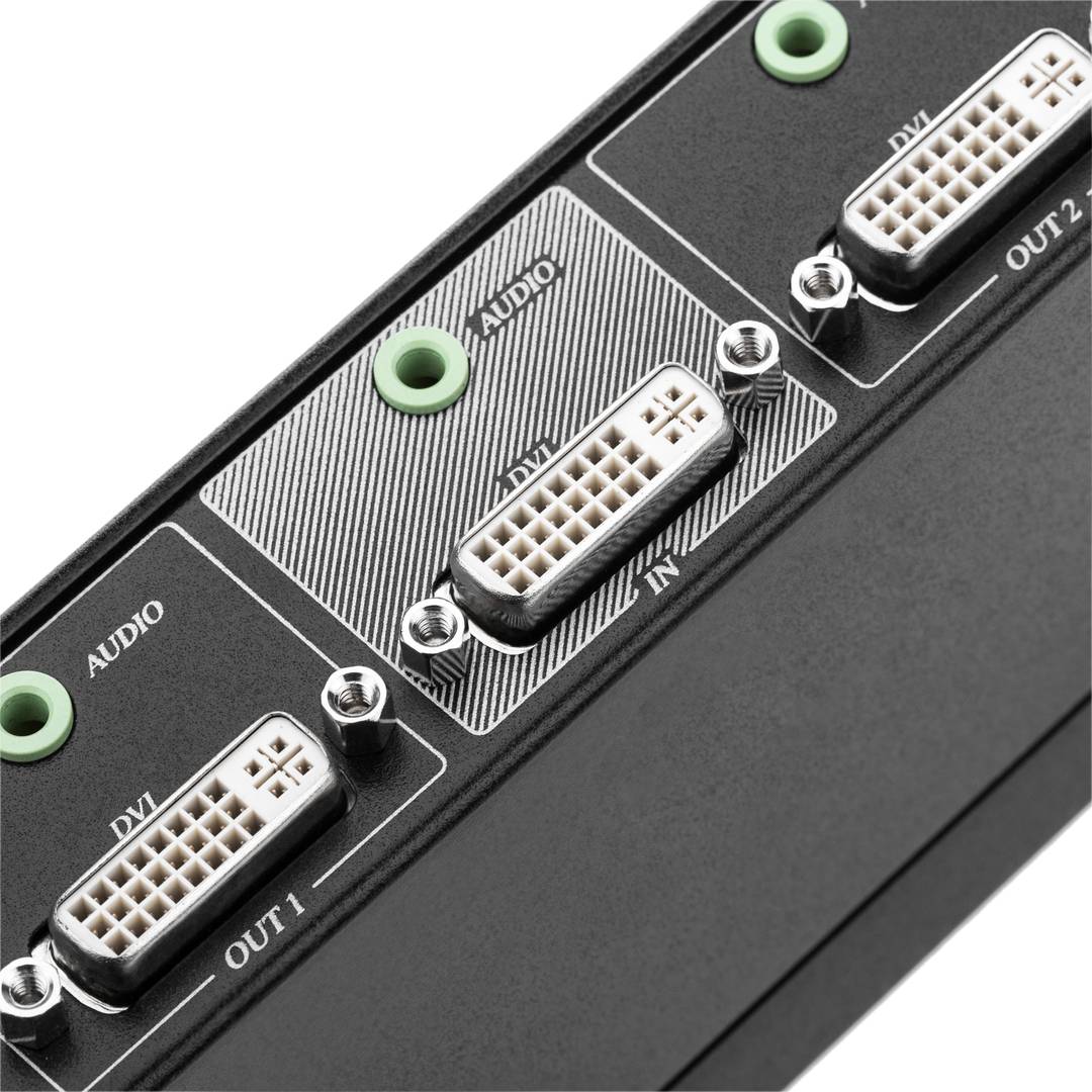 Multiplicador DVI-D i Àudio de 2 ports DD02A
