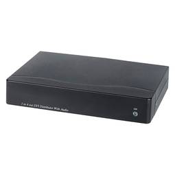 DD04A 4-poorts DVI-D en audiomultiplicator