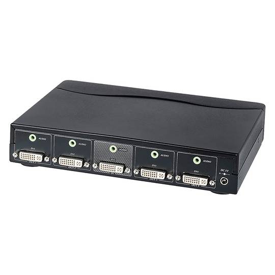 Moltiplicatore DVI-D e 4 porte audio DD04A