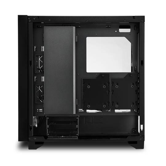 Caja ATX Sharkoon ELITE SHARK CA300H con 2 Puertos USB 3.0 sin Fuente de Alimentación, Color Negro