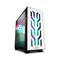 Caixa Sharkoon ELITE SHARK CA300T ATX com 2 portas USB 3.0 sem fonte de alimentação na cor branca