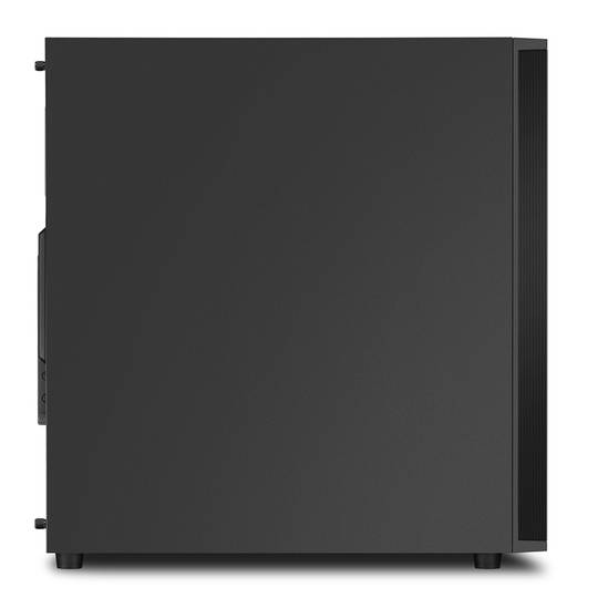 Caixa Sharkoon M25-V ATX com 2 portas USB 3.0 sem fonte de alimentação.