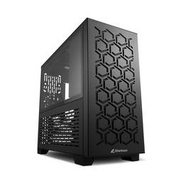 Obudowa Sharkoon MS-Y1000 Micro ATX z 2 portami USB 3.0 bez zasilacza, kolor czarny.