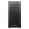Sharkoon MS-Y1000 Micro ATX-behuizing met 2 USB 3.0-poorten zonder voeding, zwarte kleur.