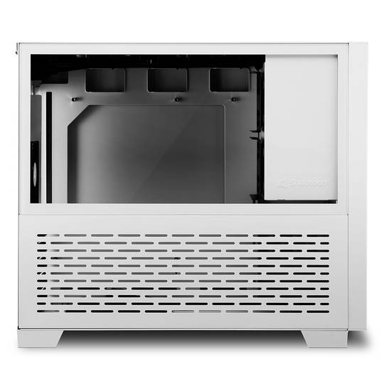 Caixa SHARKOON MS-Y1000 MATX com 2 portas USB 3.0 sem fonte de alimentação, cor branca.