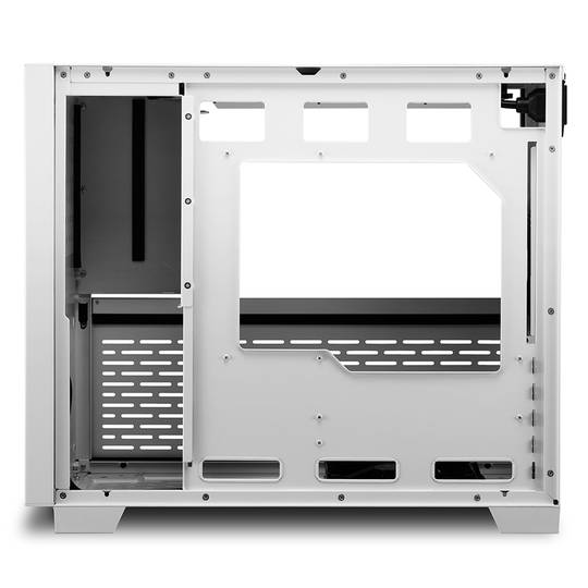 Caixa SHARKOON MS-Y1000 MATX com 2 portas USB 3.0 sem fonte de alimentação, cor branca.