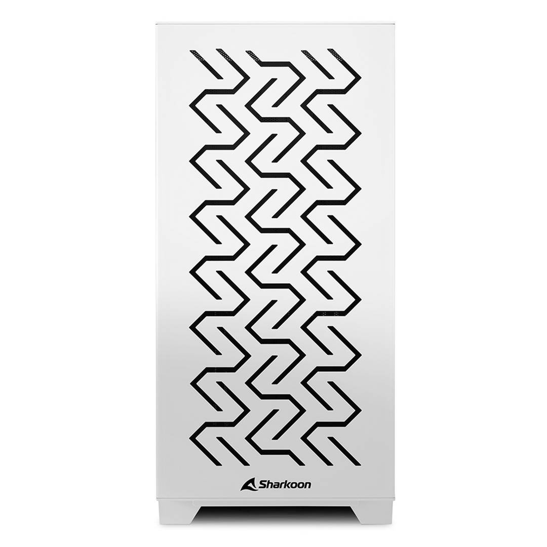 Caja SHARKOON MS-Z1000 MATX con 2 Puertos USB 3.0 sin Fuente de Alimentación en Color Blanco.