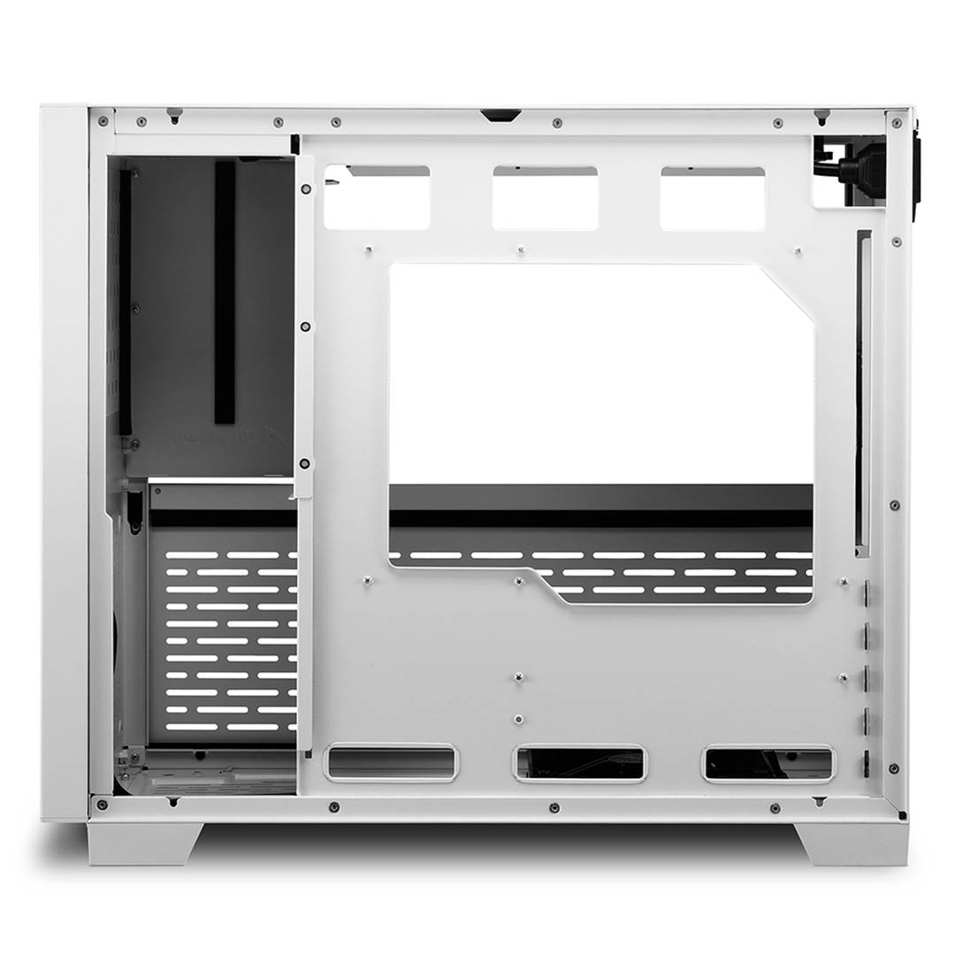 Caja SHARKOON MS-Z1000 MATX con 2 Puertos USB 3.0 sin Fuente de Alimentación en Color Blanco.