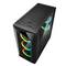 Caja ATX SHARKOON REV200 con 2 Puertos USB 3.0 y RGB sin Fuente de Alimentación, Color Negro.
