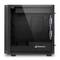 Caja ATX SHARKOON REV220 con 2 Puertos USB 3.0 y RGB sin Fuente de Alimentación, Color Negro.