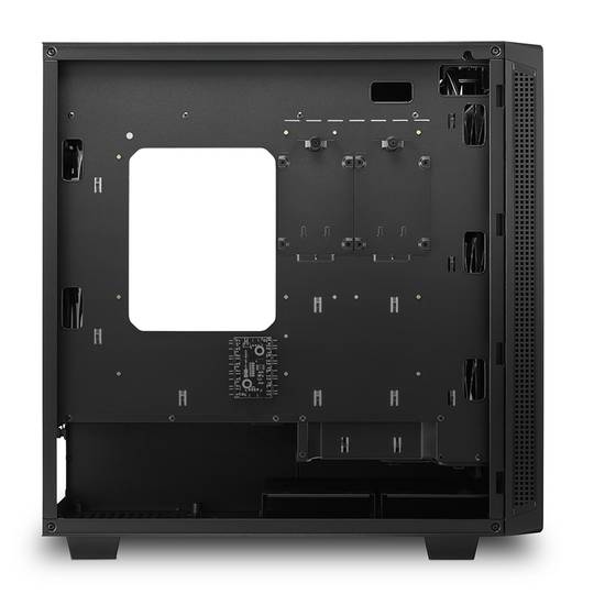 Caja ATX SHARKOON REV220 con 2 Puertos USB 3.0 y RGB sin Fuente de Alimentación, Color Negro.