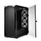 SHARKOON REV300 ATX-Gehäuse mit 2 USB 3.0- und RGB-Anschlüssen ohne Netzteil, schwarze Farbe.