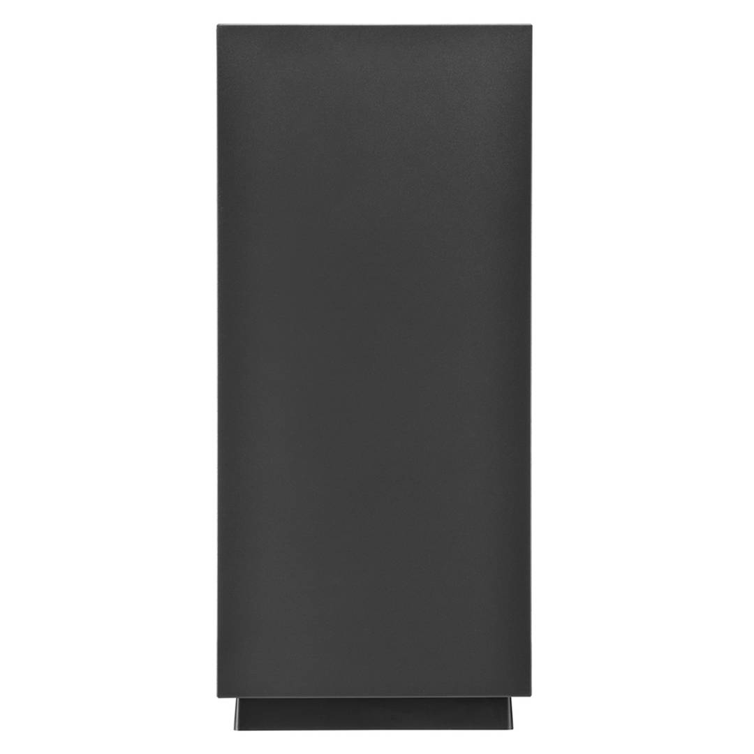 SHARKOON Pure Steel ATX-Gehäuse mit 2 USB 3.0-Anschlüssen ohne RGB-Lichtquelle.
