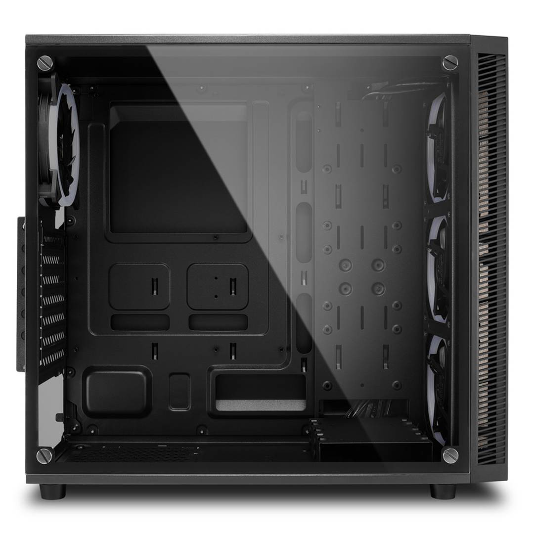 Caja ATX SHARKOON TG4M con 2 Puertos USB 3.0 y RGB sin Fuente de Alimentación.