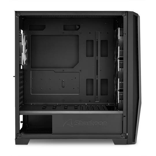 SHARKOON TG7M ATX Gehäuse mit 2 USB 3.0 Ports ohne Netzteil.