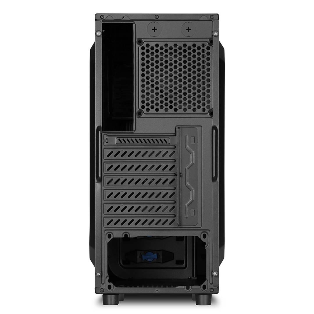 Caja ATX SHARKOON VS4-V con 2 Puertos USB3.0 sin Fuente de Alimentación.