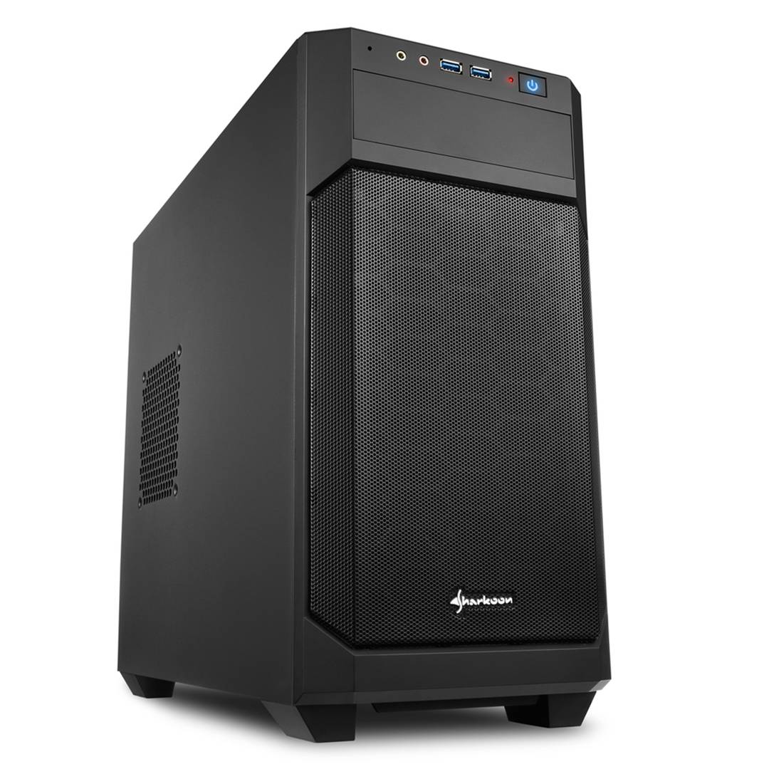 Sharkoon V1000 MATX Box mit 2 USB 3.0 Ports ohne Quelle.