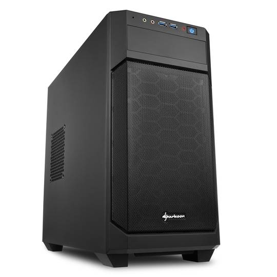 Sharkoon V1000 MATX Box mit 2 USB 3.0 Ports ohne Quelle.