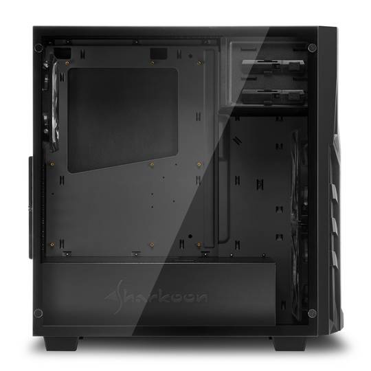Sharkoon DG7000-G ATX-behuizing met 2 USB 3.0-poorten en 2 USB 2.0-poorten zonder RGB-voeding